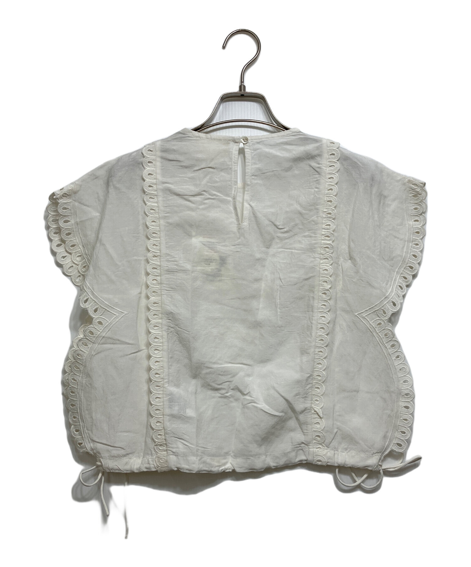 中古・古着通販】SEZANE (セザンヌ) TAMY カットレースブラウス