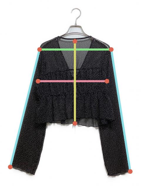 中古・古着通販】TODAYFUL (トゥデイフル) Shirring Dot Cardigan