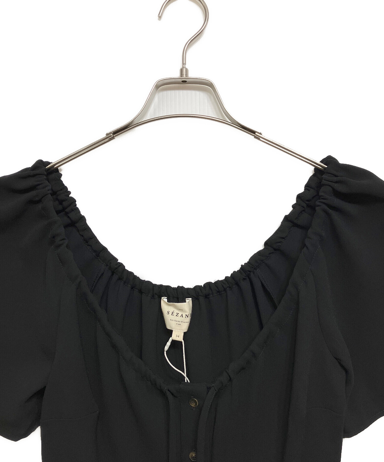 中古・古着通販】SEZANE (セザンヌ) ワンピース ブラック サイズ