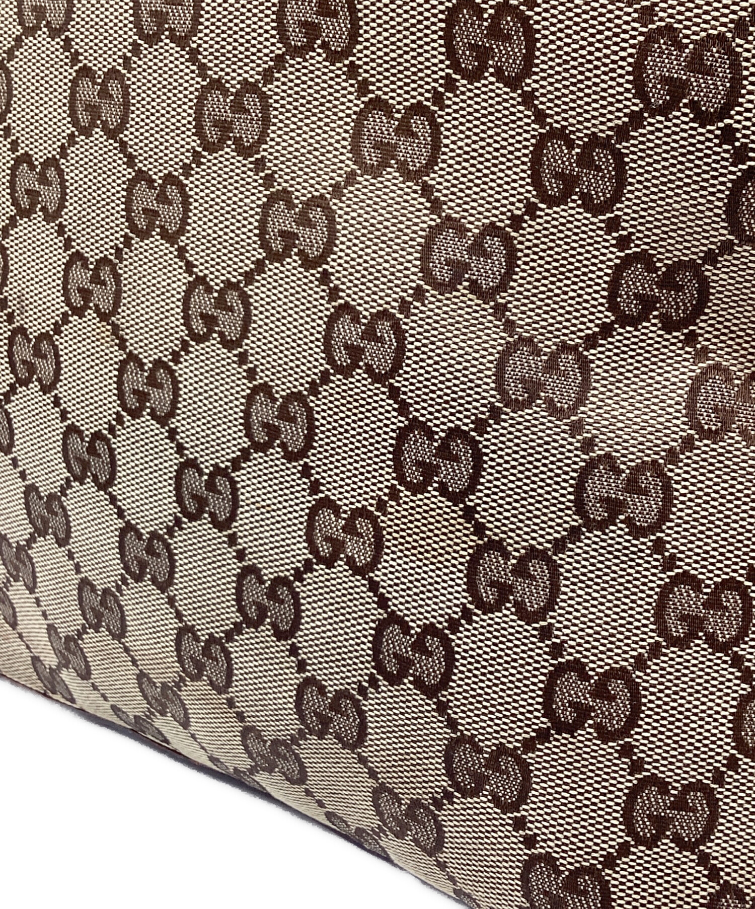GUCCI GGパターン トートバッグ ベージュ/ブラウン 中古・古着通販】GUCCI (グッチ) GGキャンバス トートバッグ ベージュ