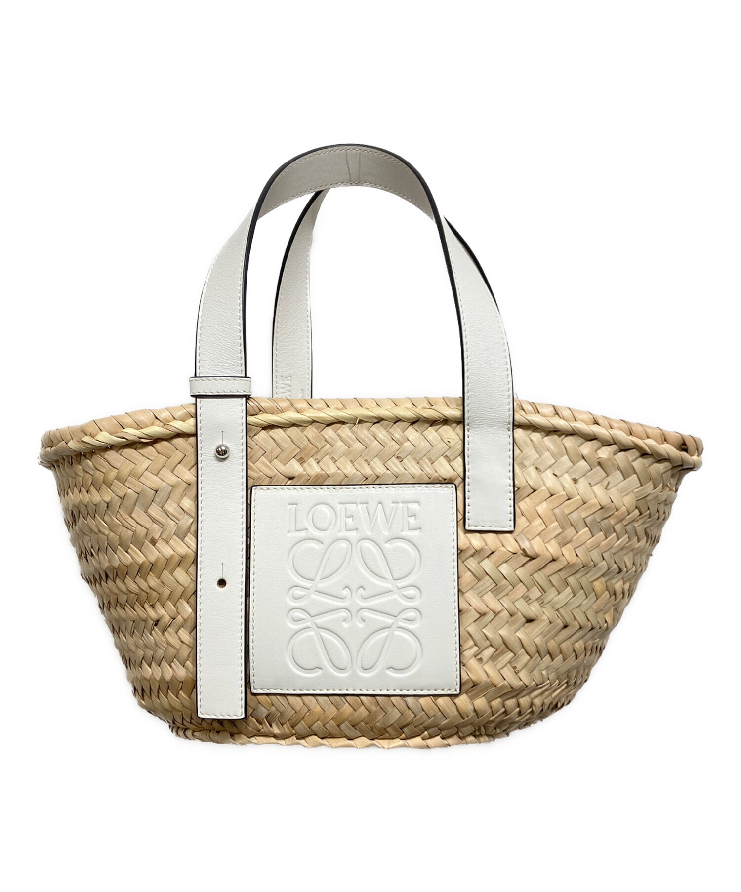 中古・古着通販】LOEWE (ロエベ) BASKET SMALL BAG ナチュラルベージュ