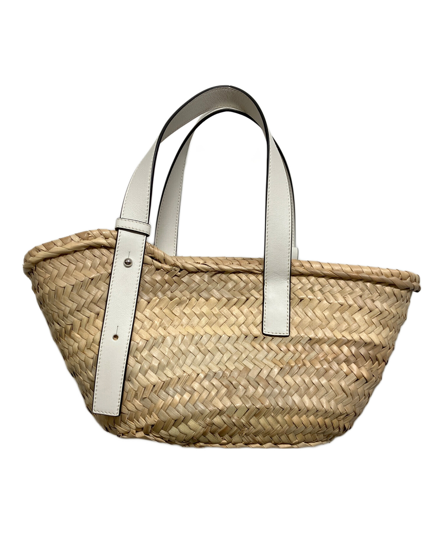中古・古着通販】LOEWE (ロエベ) BASKET SMALL BAG ナチュラルベージュ