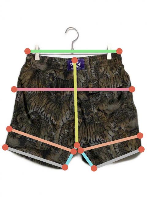 中古・古着通販】ETRO (エトロ) スイムショーツ イエロー×オリーブ