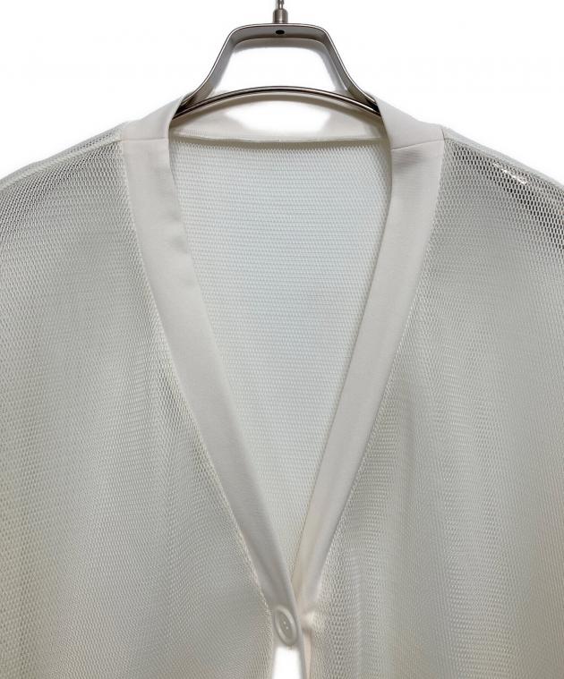 中古・古着通販】pois (ポワ) double mesh Cardigan アイボリー サイズ