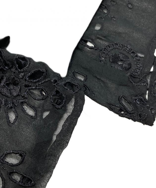 ANN DEMEULEMEESTER ブラックデニムXS 2000年代 ダメージ 中古・古着通販】ANN DEMEULEMEESTER (アンドゥムルメステール) double