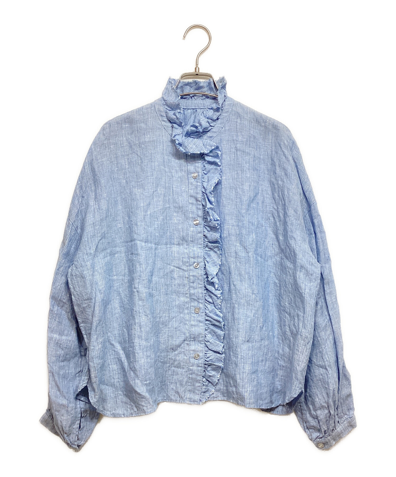 中古・古着通販】12closet (トゥエルブクローゼット) リネンフリル 