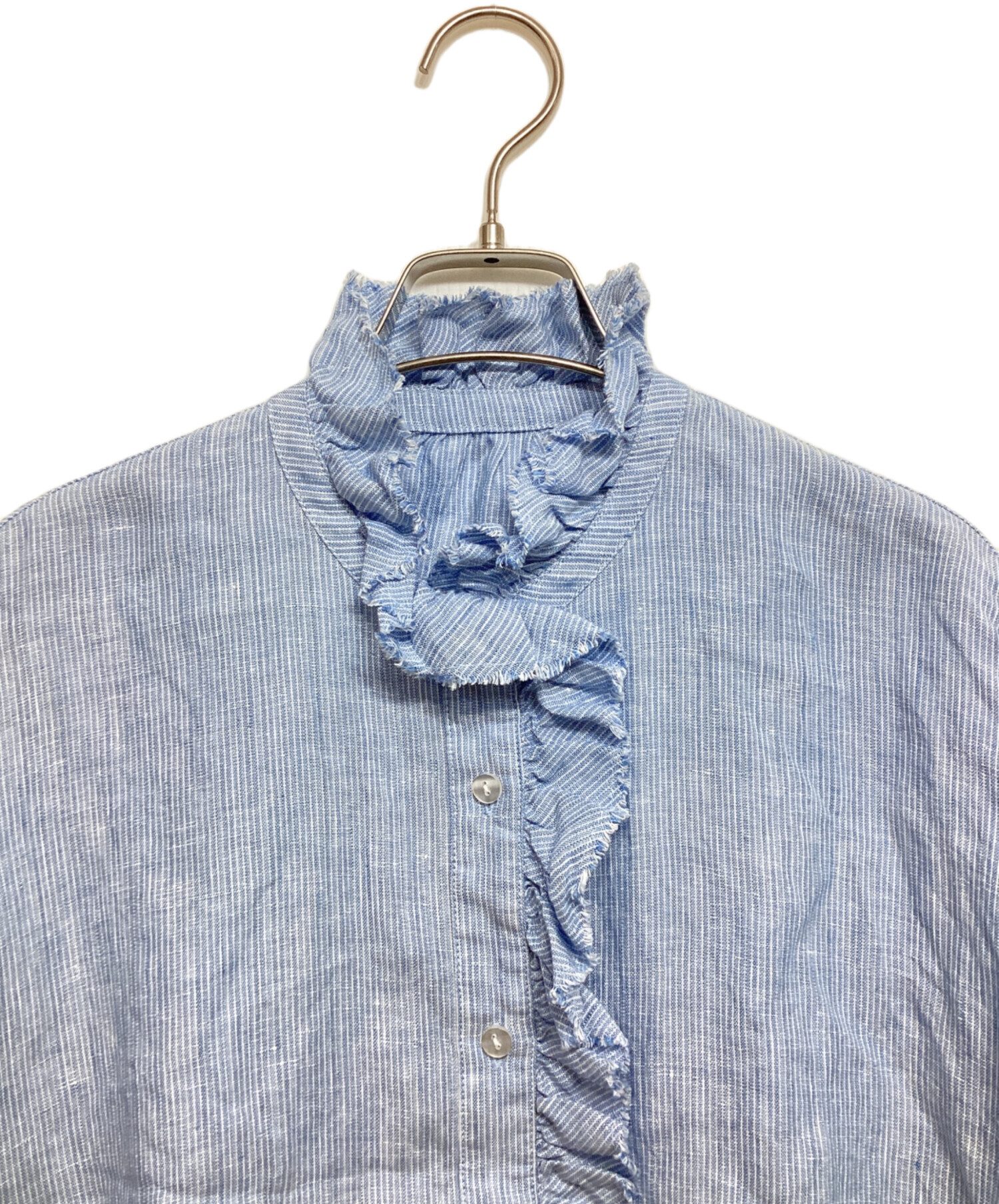 中古・古着通販】12closet (トゥエルブクローゼット) リネンフリル 