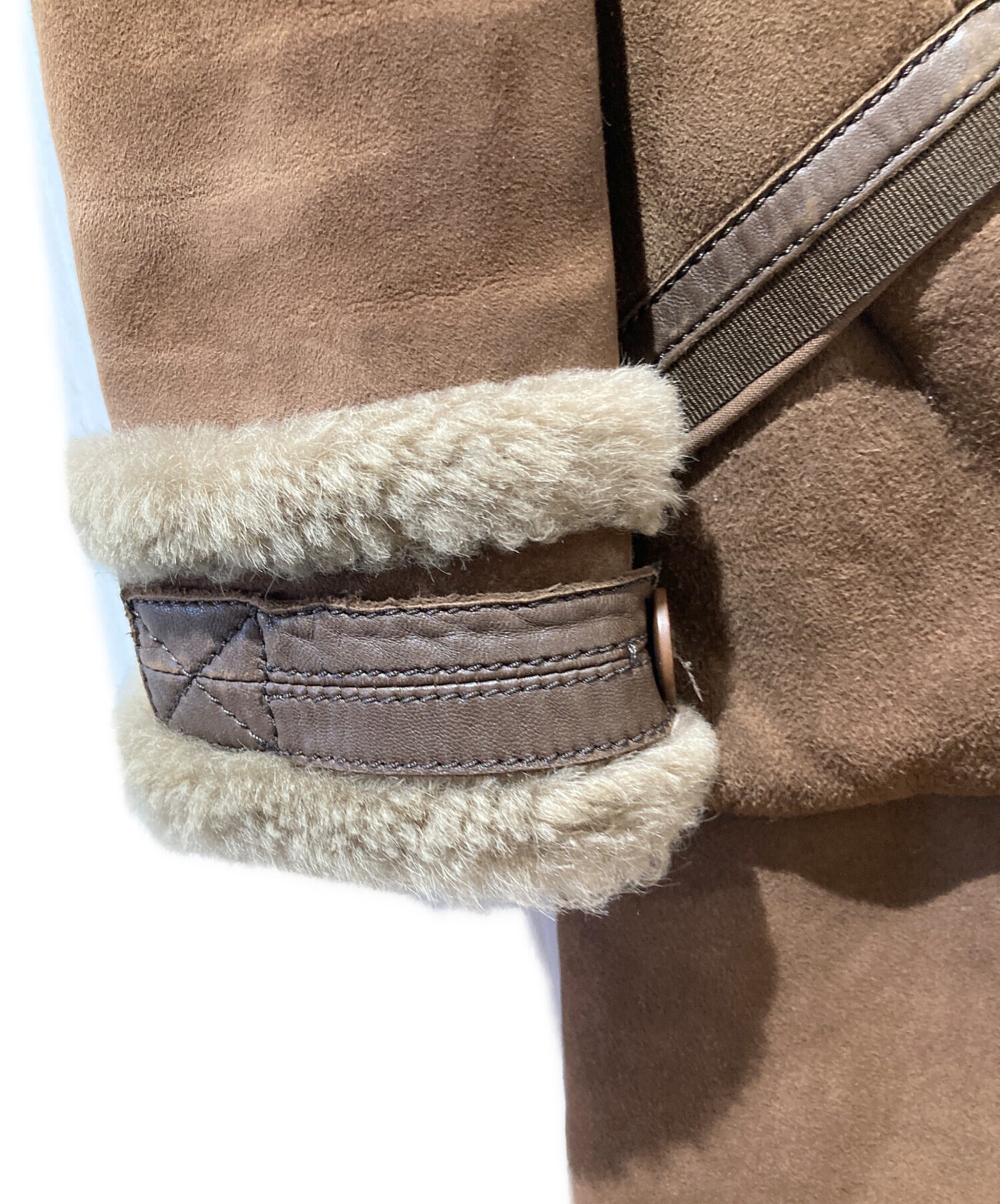 EMPORIO ARMANI ムートンコート　中綿 中古・古着通販】EMPORIO ARMANI (エンポリオ アルマーニ) ムートン