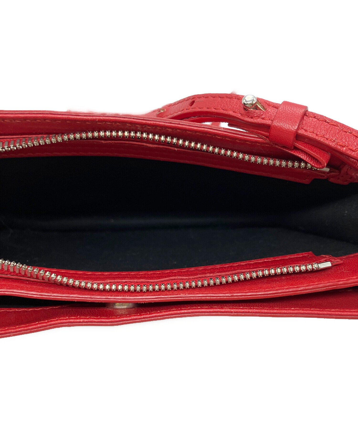 中古・古着通販】BALENCIAGA (バレンシアガ) ポーチ レッド｜ブランド