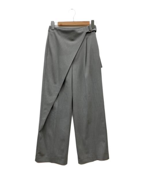 中古・古着通販】weakend. (ウィークエンド) ラップスラックス グレー