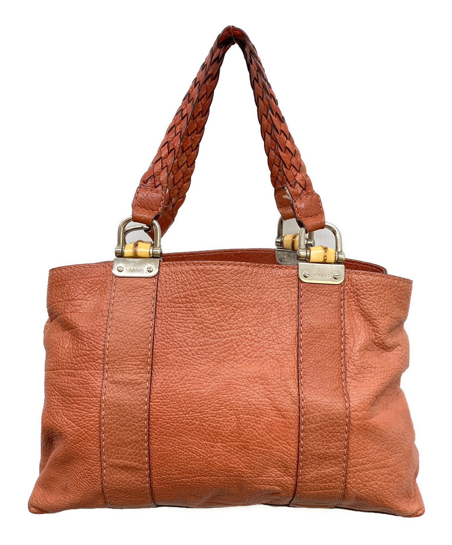 剥がれあり難あり　グッチ　GUCCI トートバッグ 中古・古着通販】GUCCI (グッチ) トートバッグ ブラウン｜ブランド