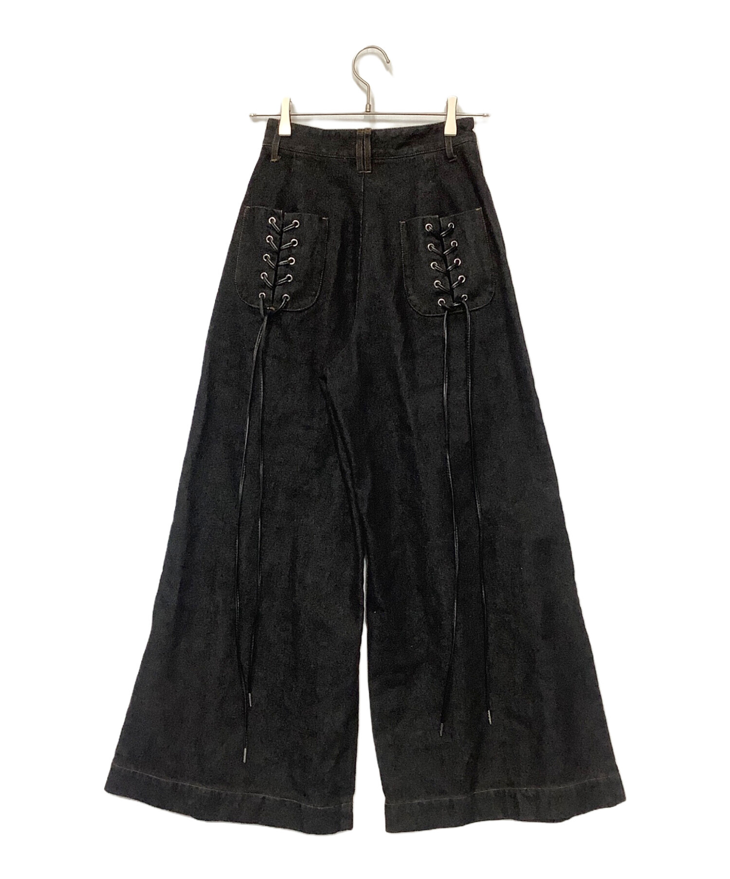 中古・古着通販】PAMEO POSE (パメオポーズ) Laces-up Denim Baggy
