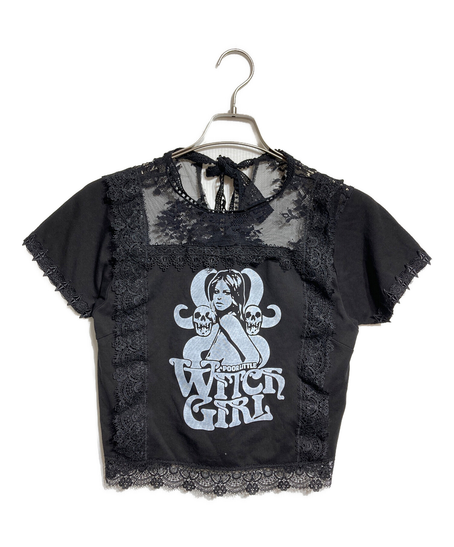 レアHysterics ヒステリックグラマー)レース 半袖 トップス ビンテージ 中古・古着通販】Hysteric Glamour (ヒステリックグラマー) レース