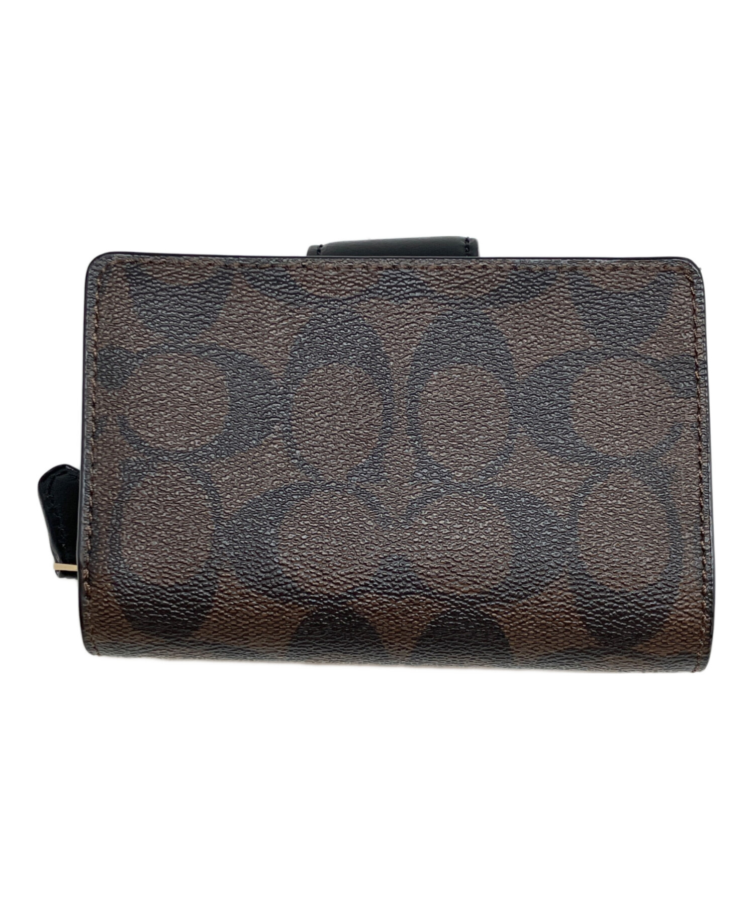 中古・古着通販】COACH (コーチ) 2つ折り財布 ブラウン｜ブランド 