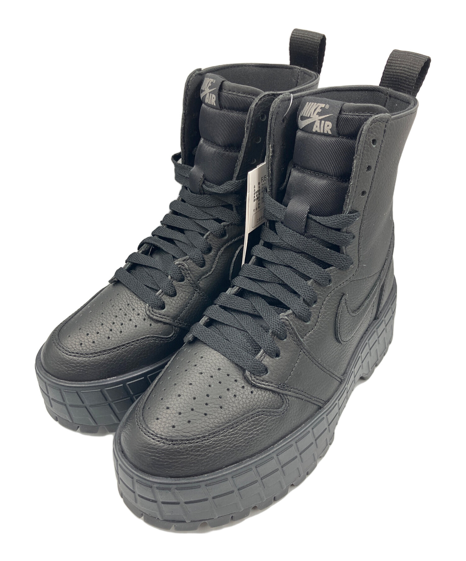シュー⚫︎リー⚫︎　BROOKLYN OUTDOOR COMPANY　中古 中古・古着通販】NIKE (ナイキ) AIR JORDAN 1 BROOKLYN ブラック
