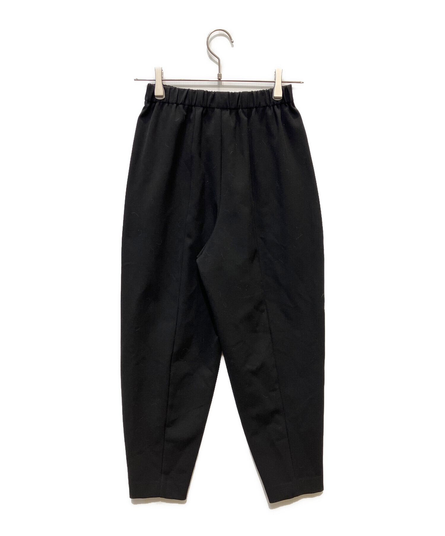 中古・古着通販】ENFOLD (エンフォルド) FRONT‐CURVE PANTS ブラック
