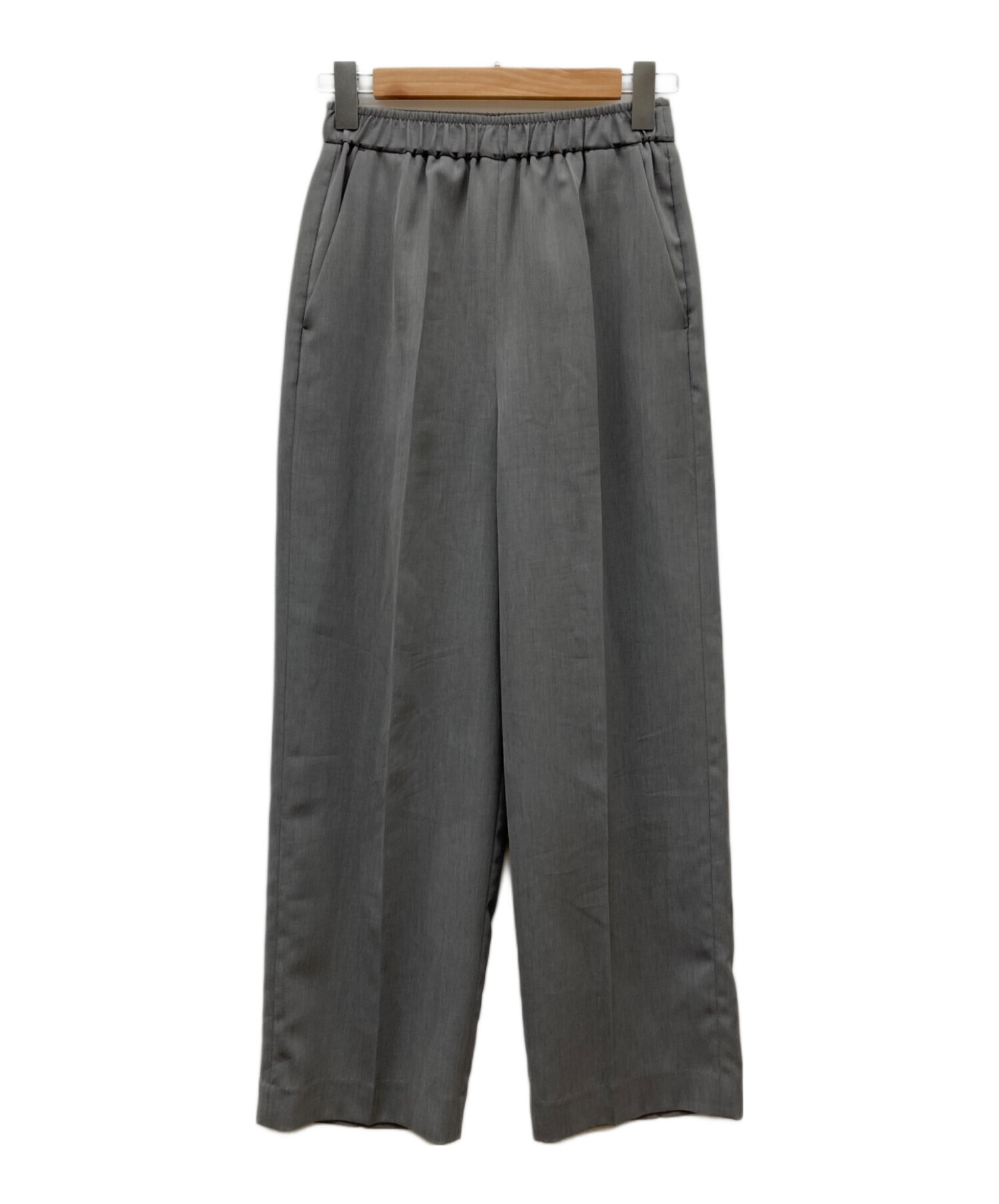 中古・古着通販】ENFOLD (エンフォルド) Straight Pants グレー サイズ