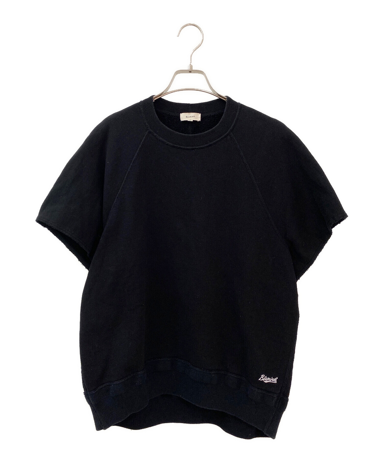 中古・古着通販】BLAMINK (ブラミンク) 吊り裏毛ロゴショートスリーブ