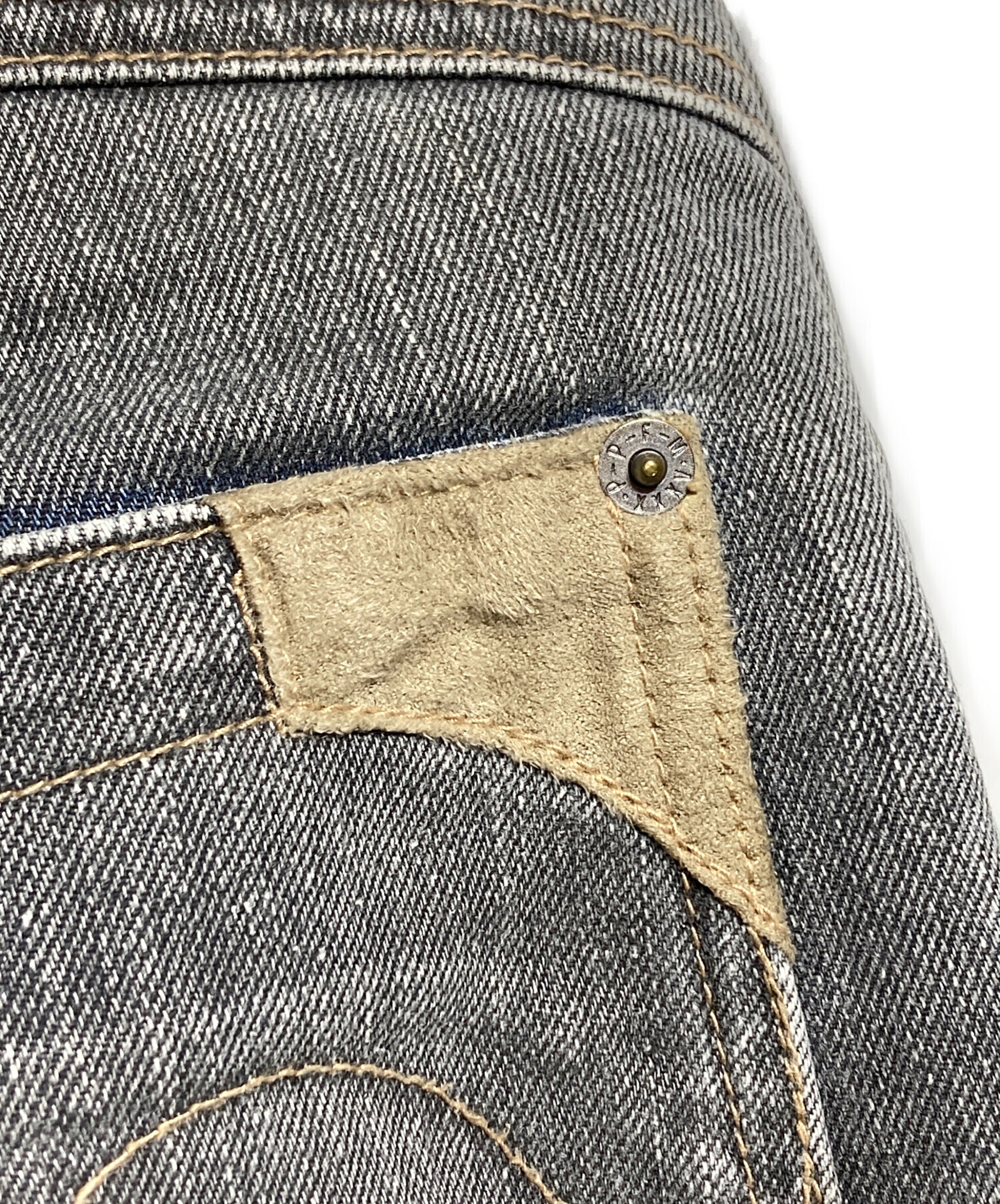 中古・古着通販】PPFM (ピーピーエフエム) カスタムデニムパンツ