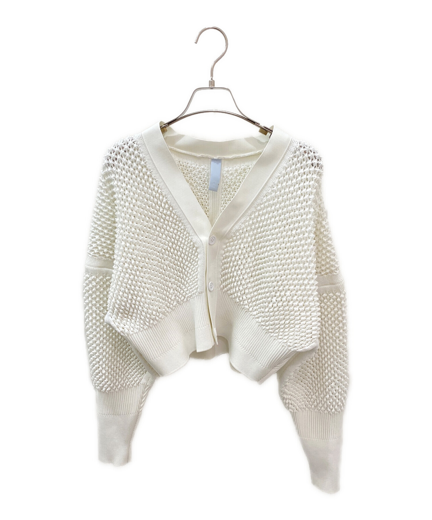 CFCL LATTICE CARDIGAN ラティスカーディガン 中古・古着通販】CFCL (シーエフシーエル) LATTICE CROPPED CARDIGAN
