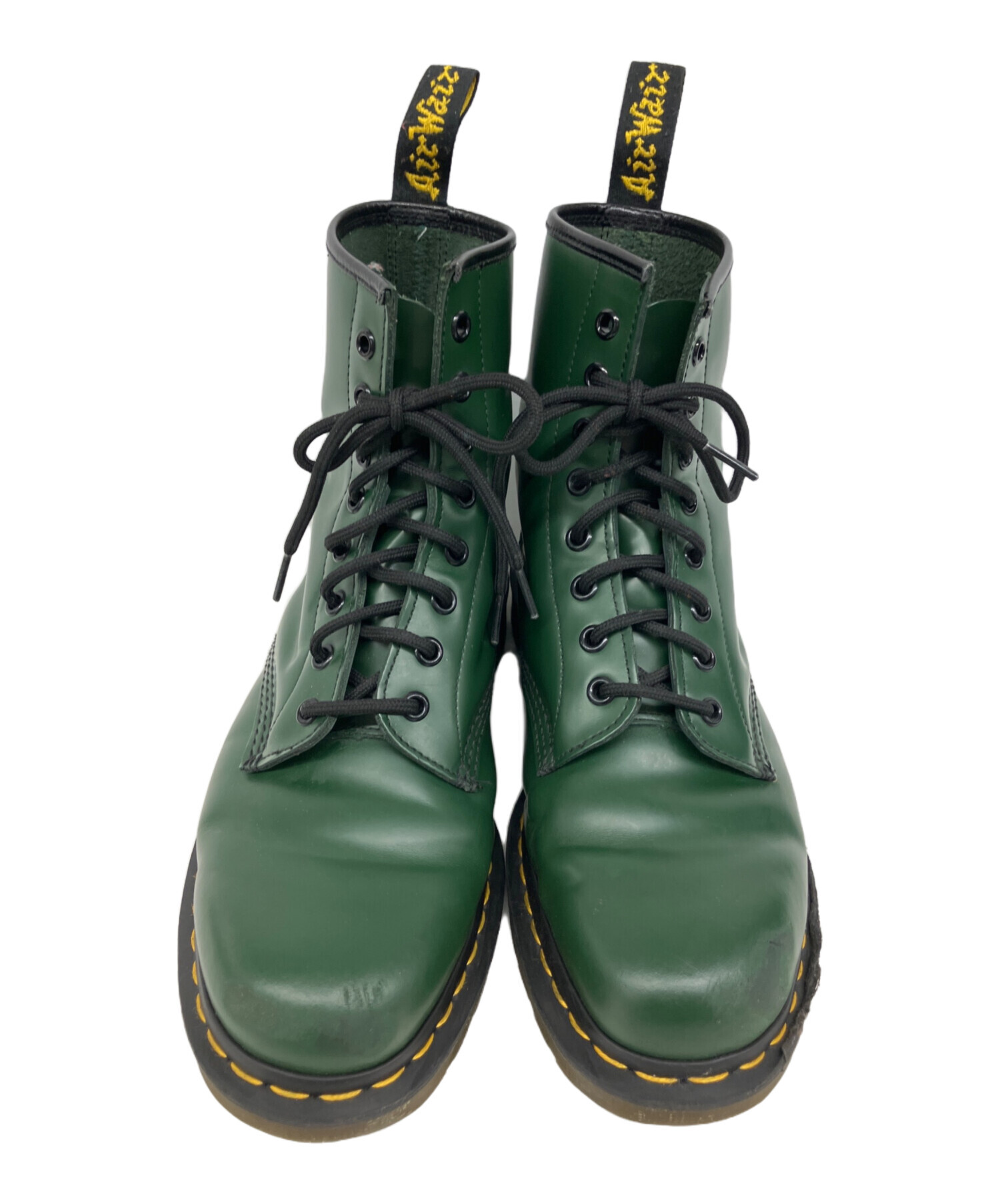 【グリーン×希少サイズ】ドクターマーチン 8ホール UK10 中古・古着通販】Dr.Martens (ドクターマーチン) 8ホールブーツ