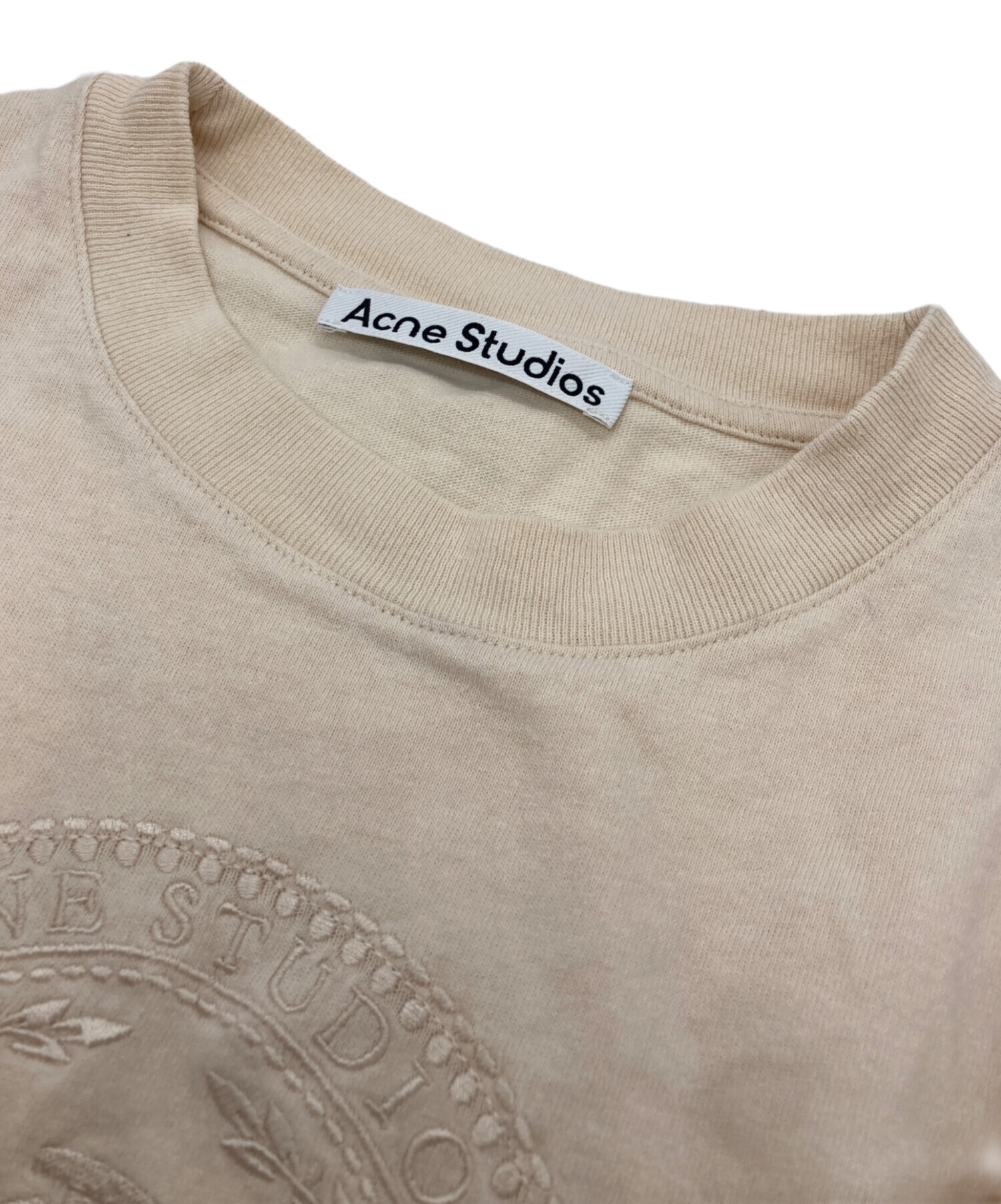 中古・古着通販】ACNE STUDIOS (アクネ ストゥディオズ) 刺繍Tシャツ