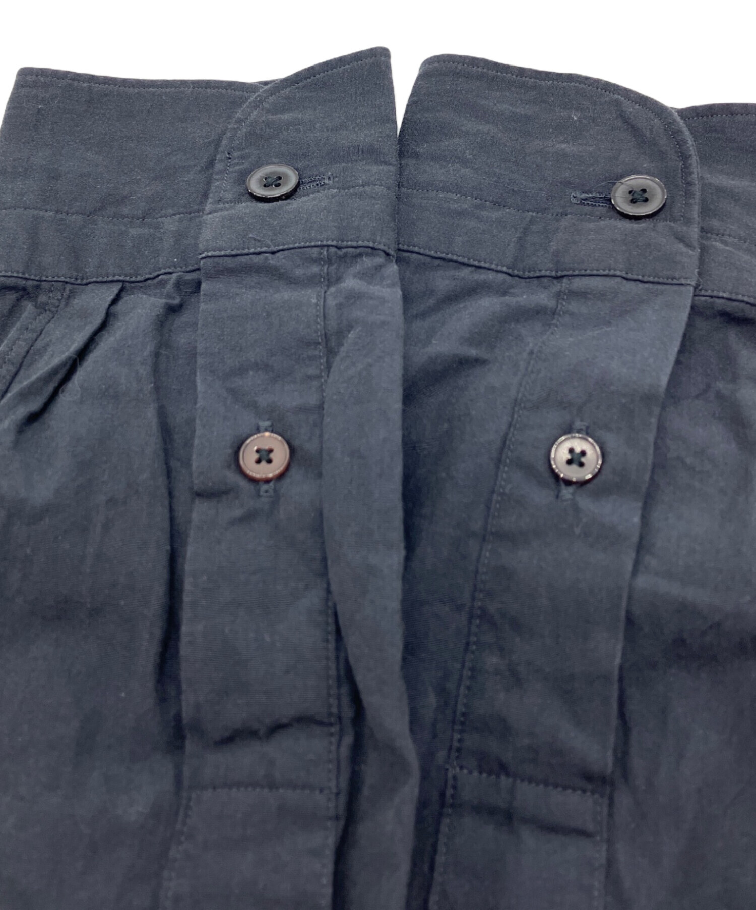 中古・古着通販】COMOLI (コモリ) シャツワンピース ネイビー サイズ