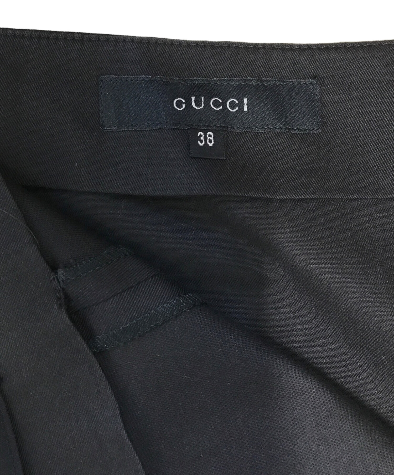 中古・古着通販】GUCCI (グッチ) タイトスカート ブラック サイズ:38