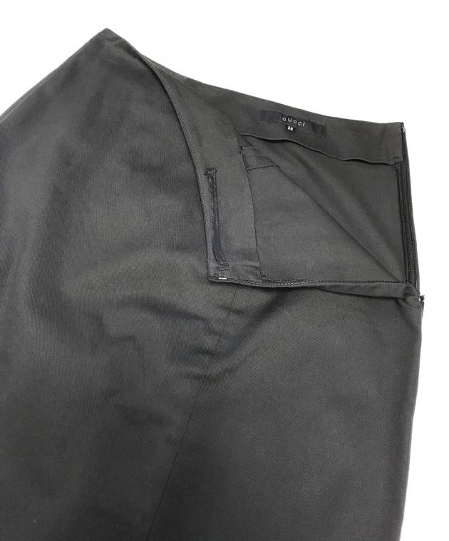 中古・古着通販】GUCCI (グッチ) タイトスカート ブラック サイズ:38