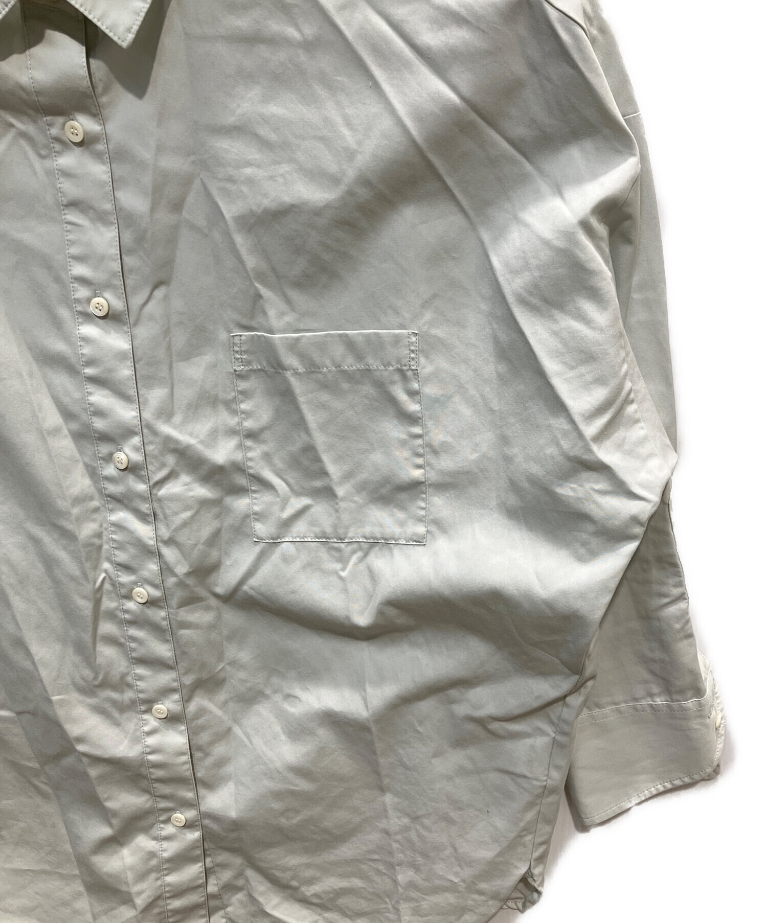 中古・古着通販】anuans (アニュアンス) スタンダードシャツ ミント 
