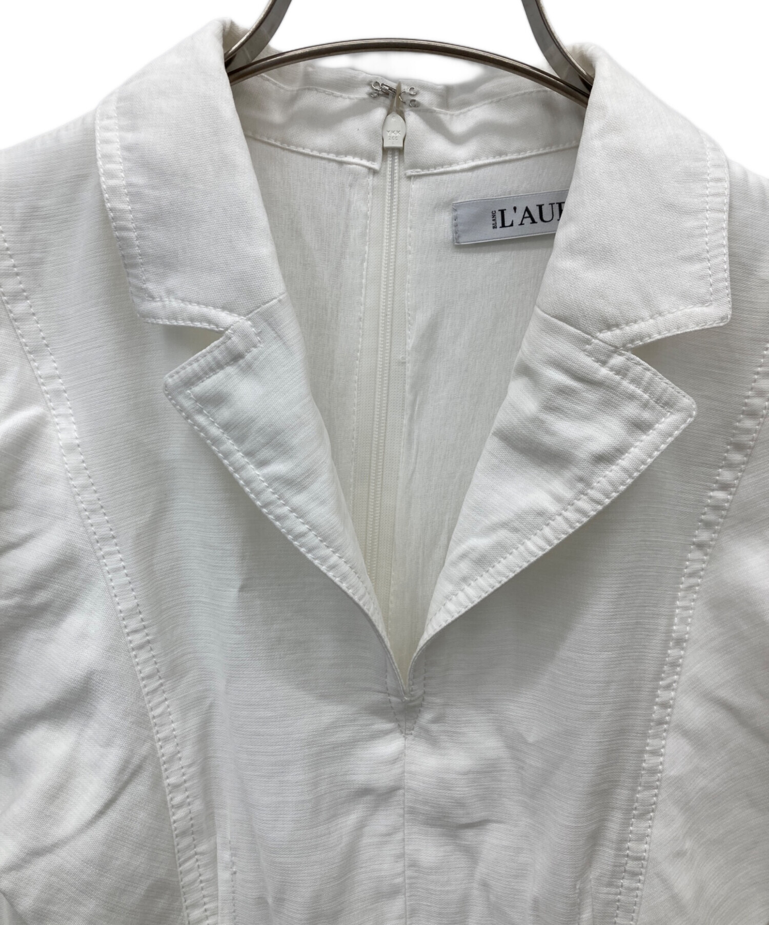 中古・古着通販】L'AUBE BLANC (ローブ ブラン) Panel Flare Shirt