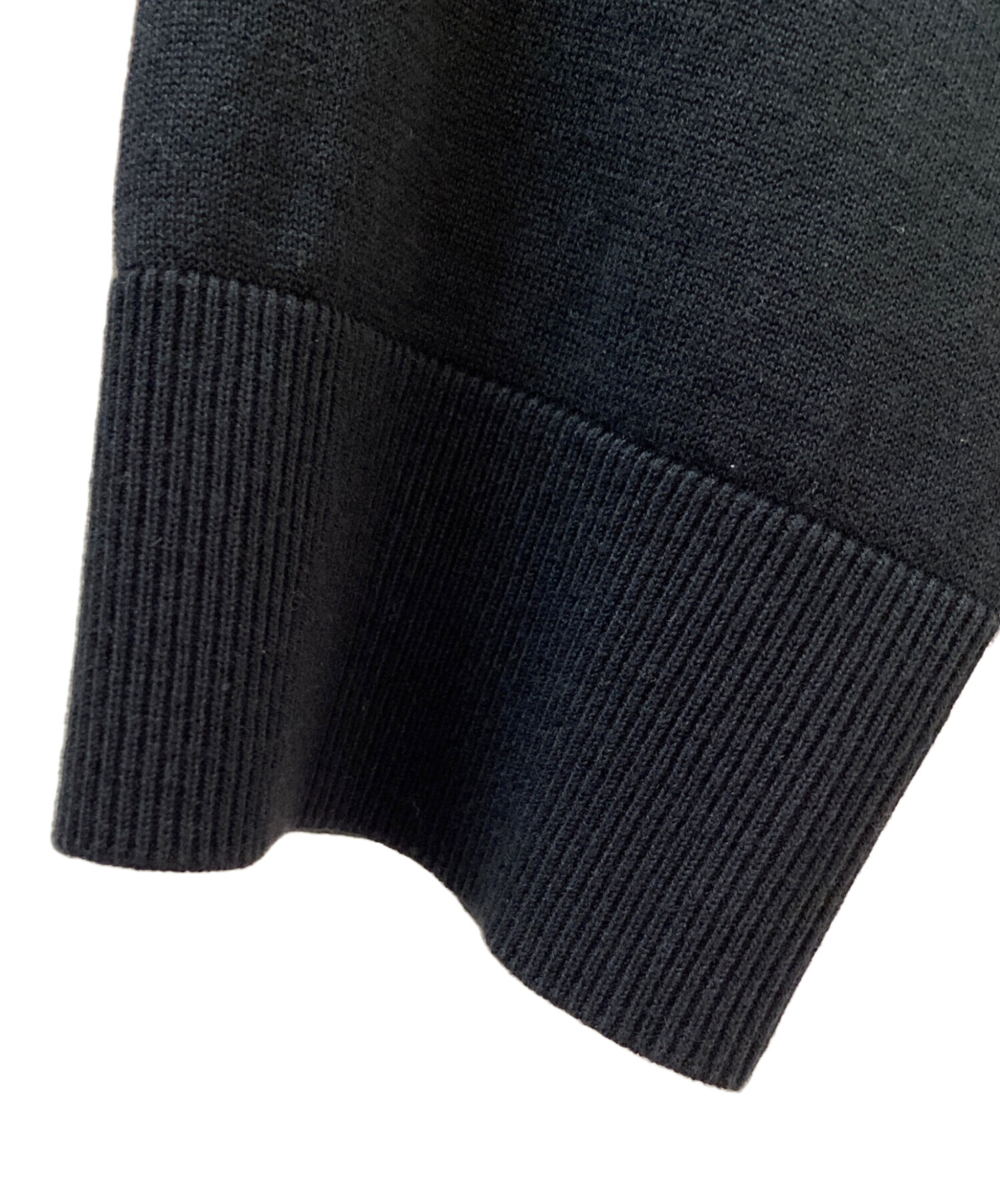 中古・古着通販】ENFOLD (エンフォルド) SHORTEST CARDIGAN ブラック