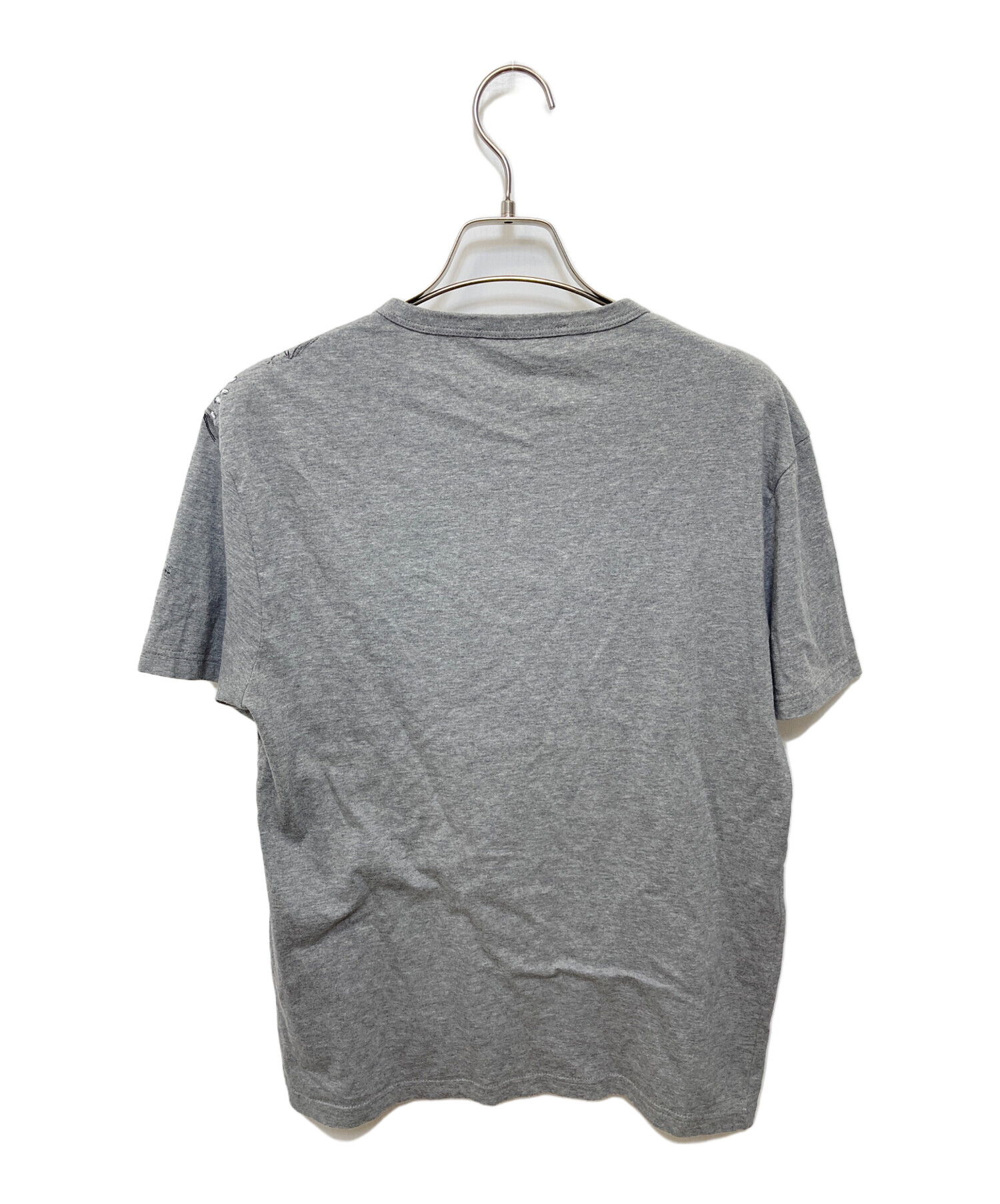 中古・古着通販】GUCCI (グッチ) 孔雀プリント半袖Tシャツ グレー