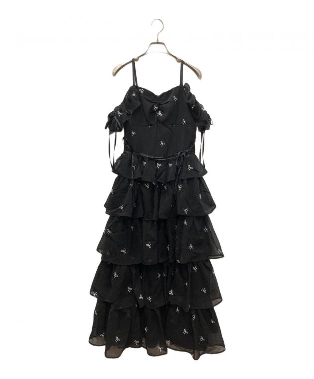 中古・古着通販】M ME EME (エムミーエメ) Lame chiffon ribbon slit