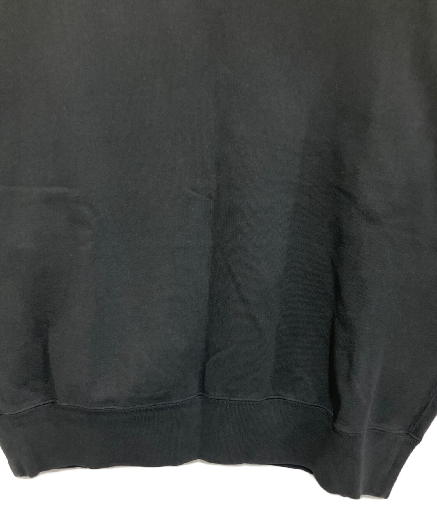 中古・古着通販】Plage (プラージュ) Cut Off Sweat Tシャツ ブラック 