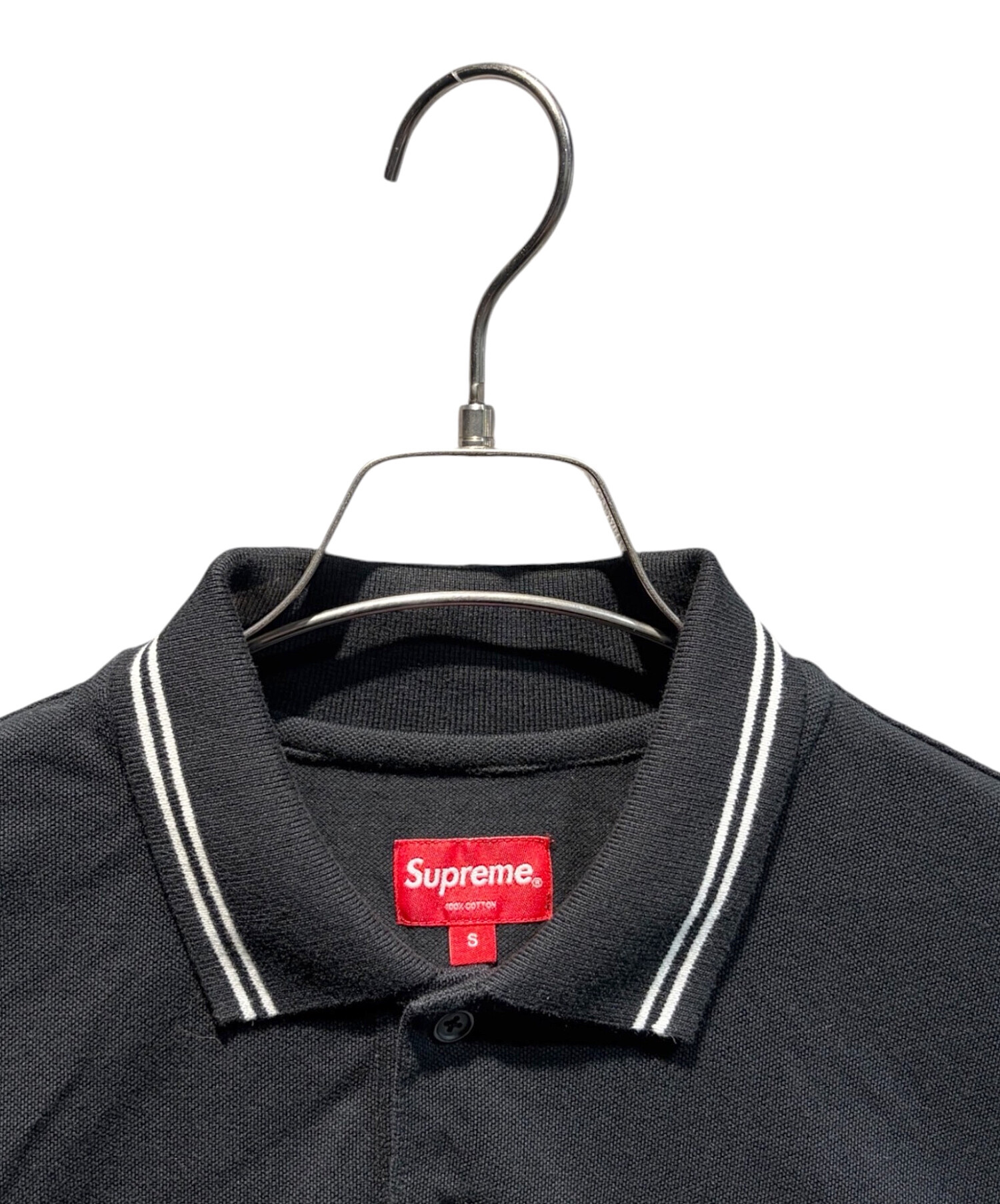 中古・古着通販】SUPREME (シュプリーム) S Logo Polo ブラック サイズ