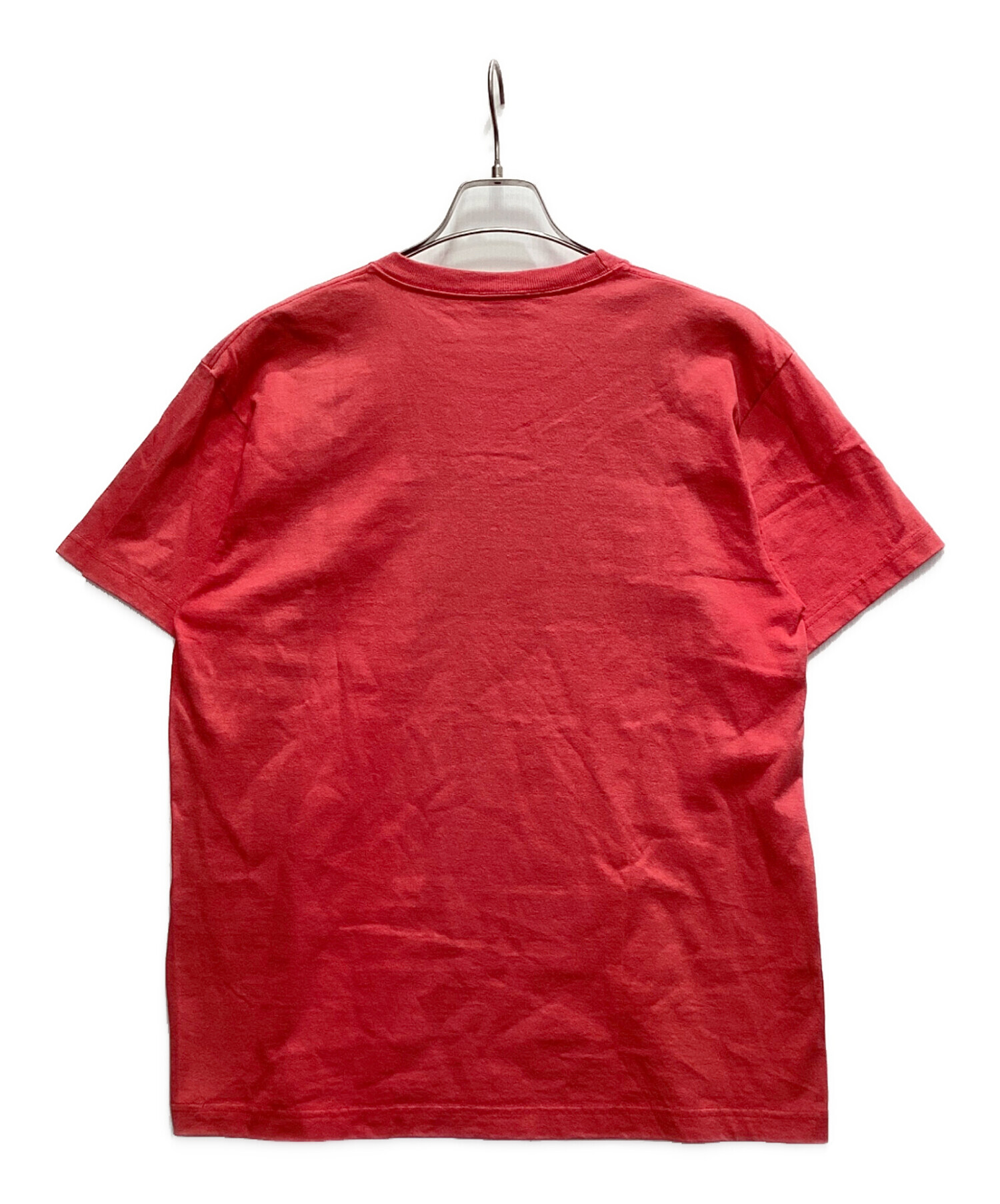 中古・古着通販】oasis (オアシス) ボックスロゴTシャツ レッド サイズ
