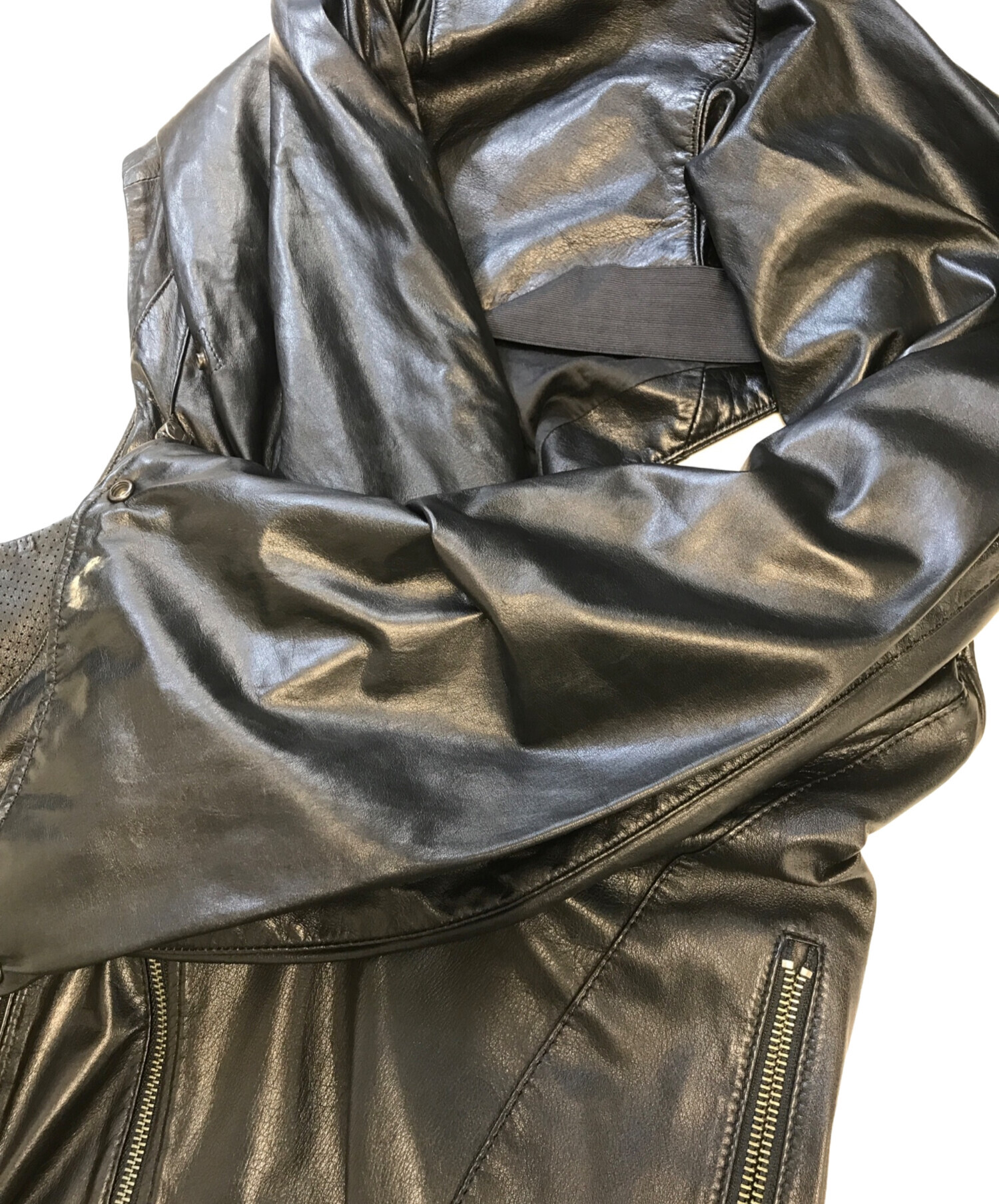 中古・古着通販】L.G.B (ルグランブルー) レザーベスト ブラック