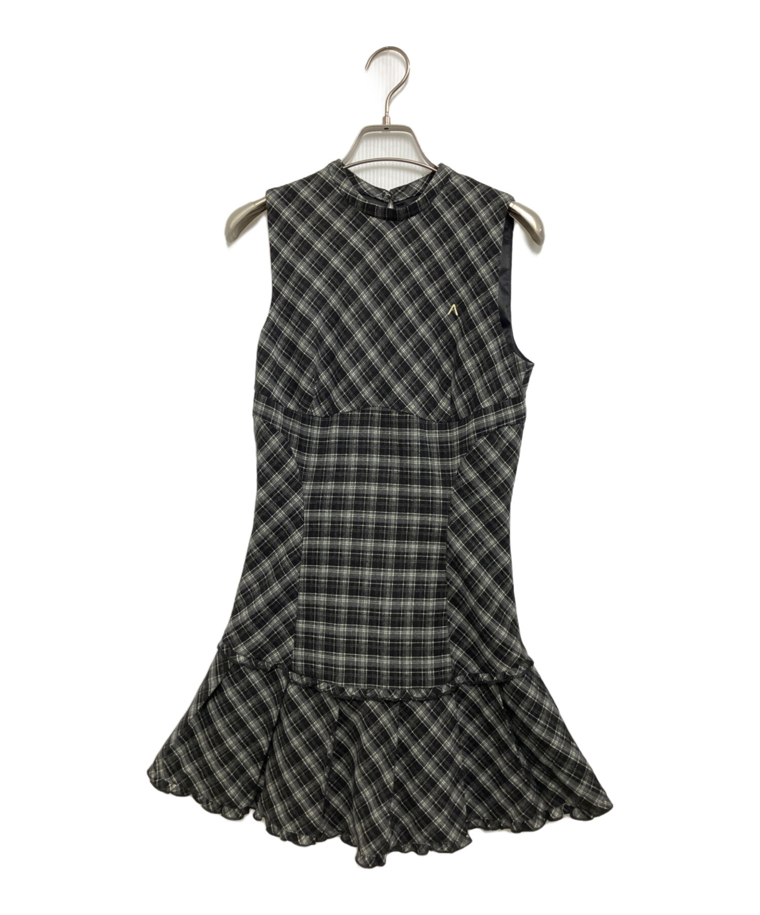 中古・古着通販】ANDMARY (アンドマリー) Lulu check set mini dress 