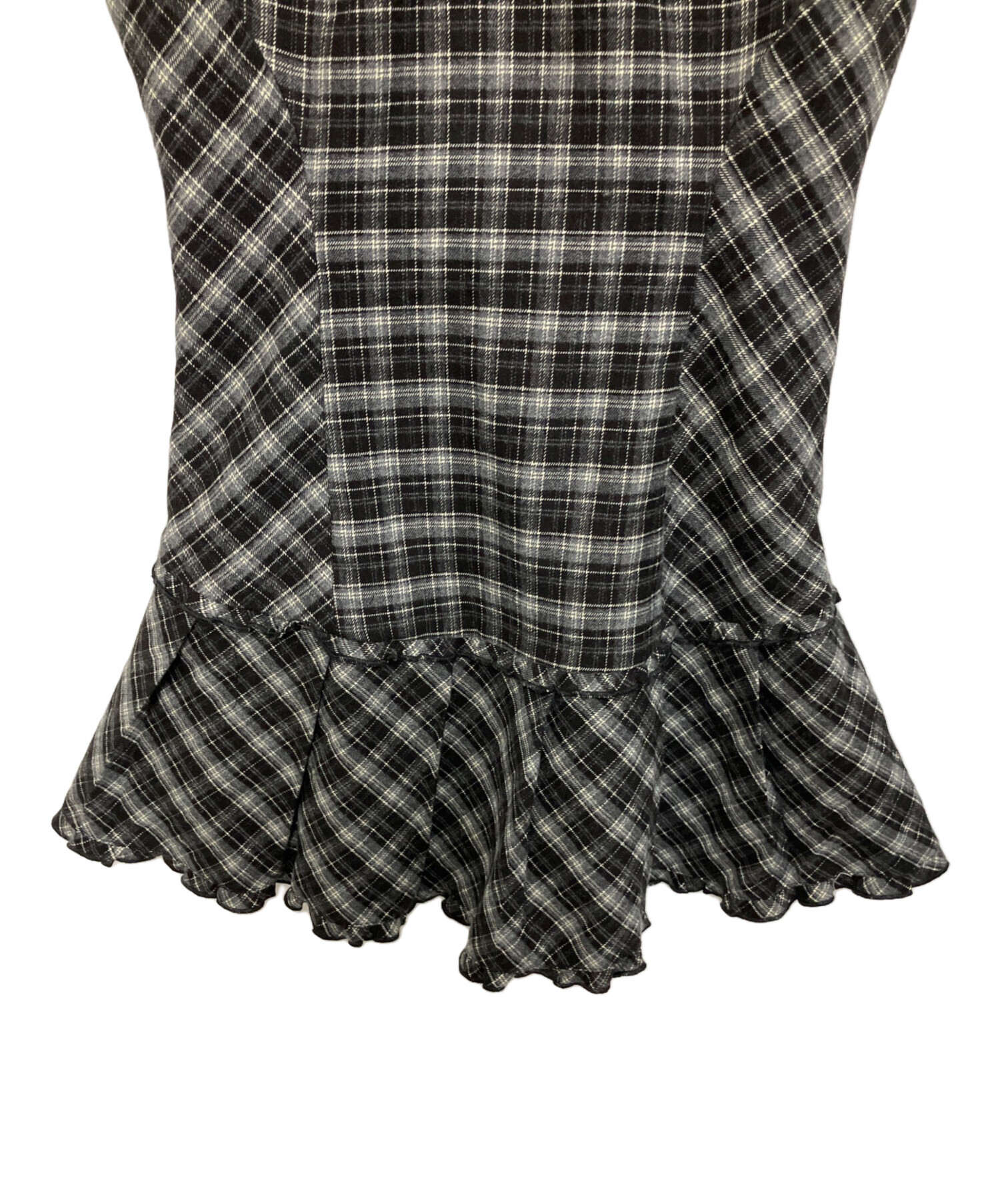Andmary Lulu check set mini dressワンピースのみ ANDMARY】Lulu