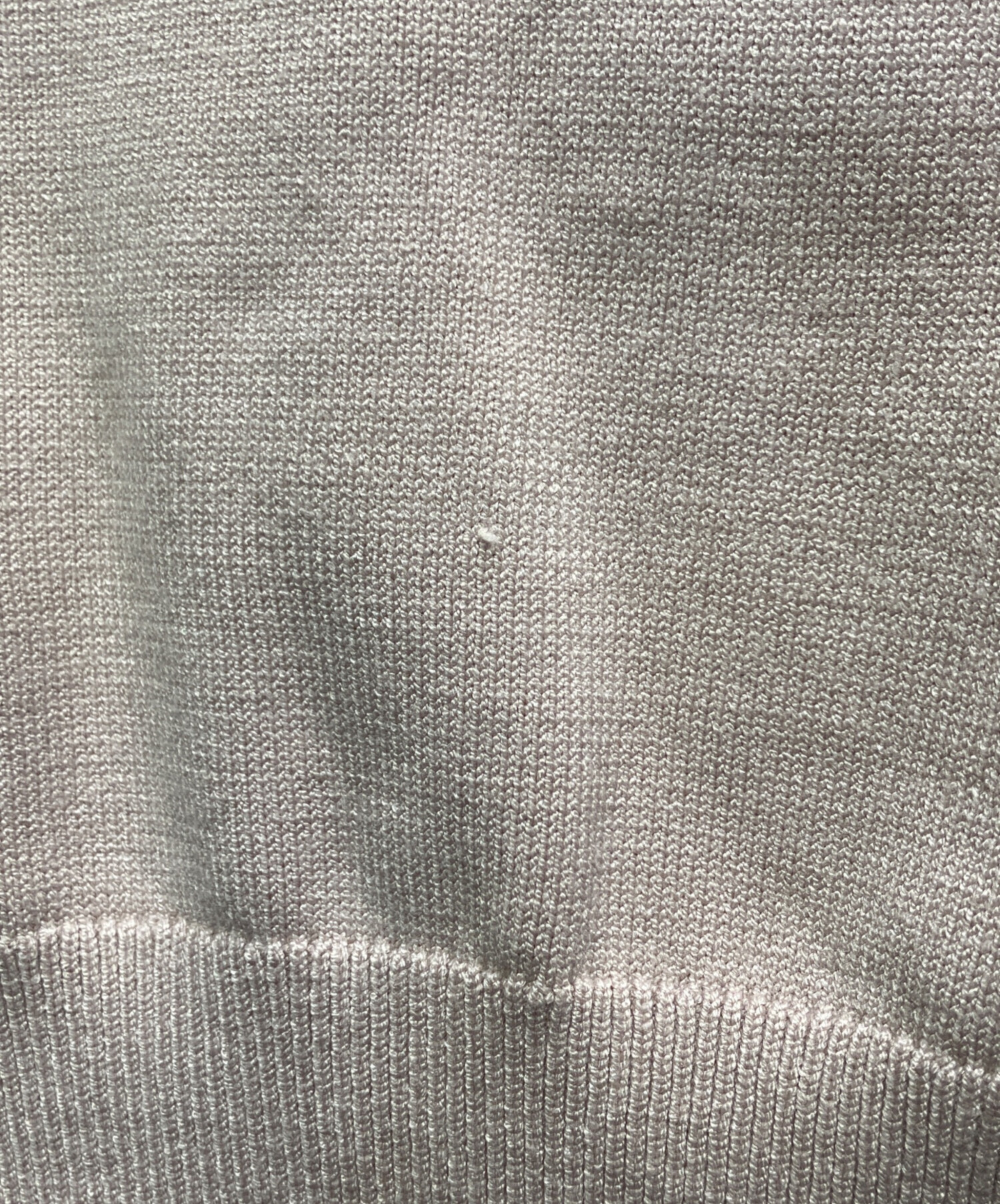 中古・古着通販】Pium (ピウム) チョーカーフリルヨークニット ピンク