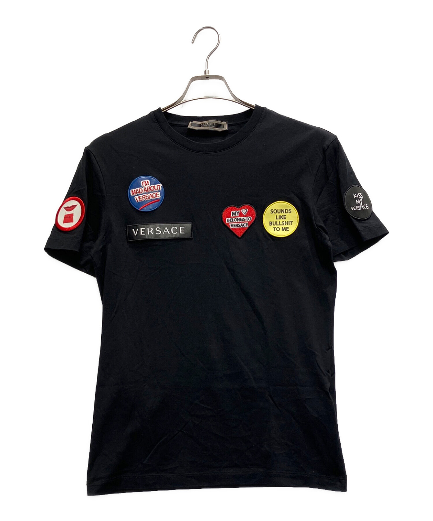 中古・古着通販】VERSACE (ヴェルサーチェ) Tシャツ ブラック サイズ