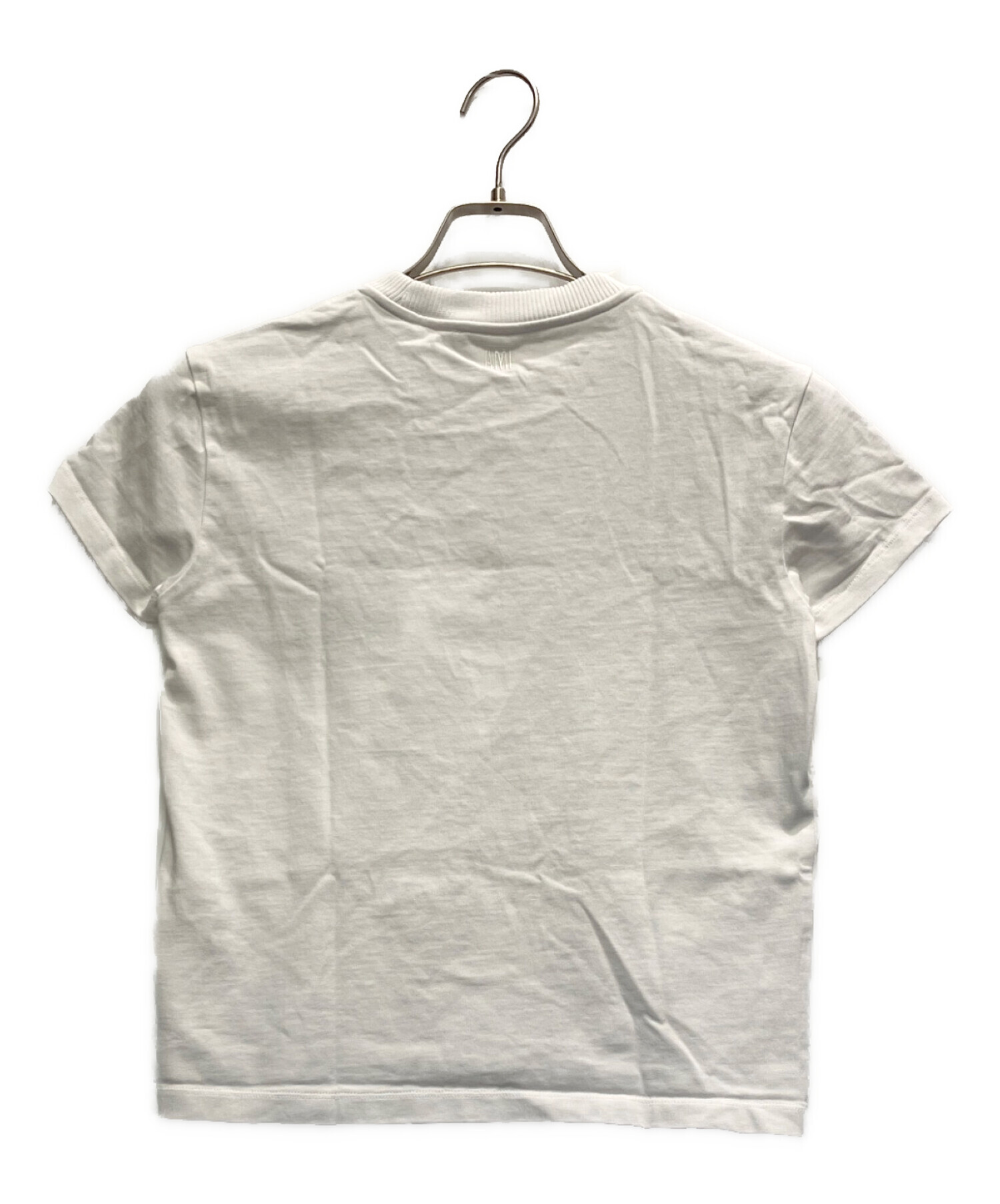 中古・古着通販】AMI PARIS (アミ パリス) Tシャツ ホワイト サイズ