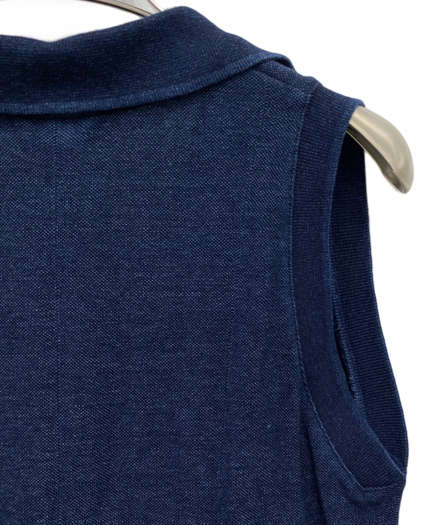 中古・古着通販】LACOSTE (ラコステ) インディゴノースリーブポロ