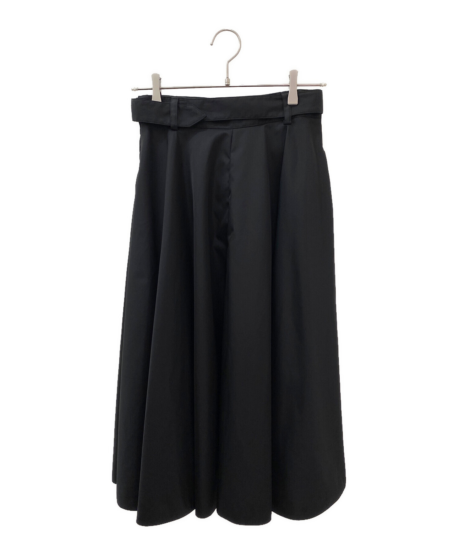 プラダ　PRADA 巻きスカート　黒　ブラック　スカート　パラシュート　40 中古・古着通販】PRADA (プラダ) Re-Nylonスカート ブラック サイズ