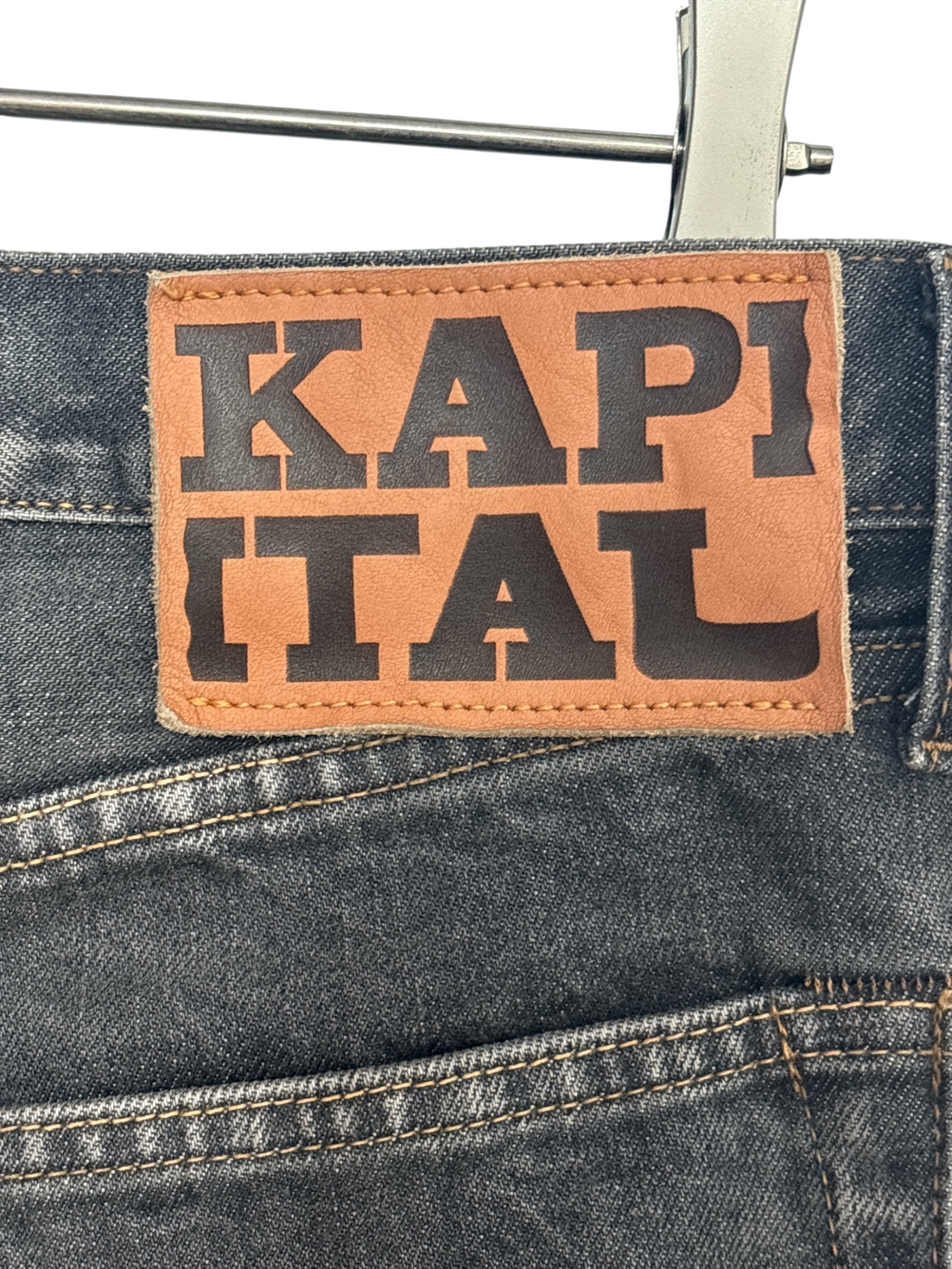 中古・古着通販】KAPITAL (キャピタル) 14ozブラックデニム 5Pモンキー