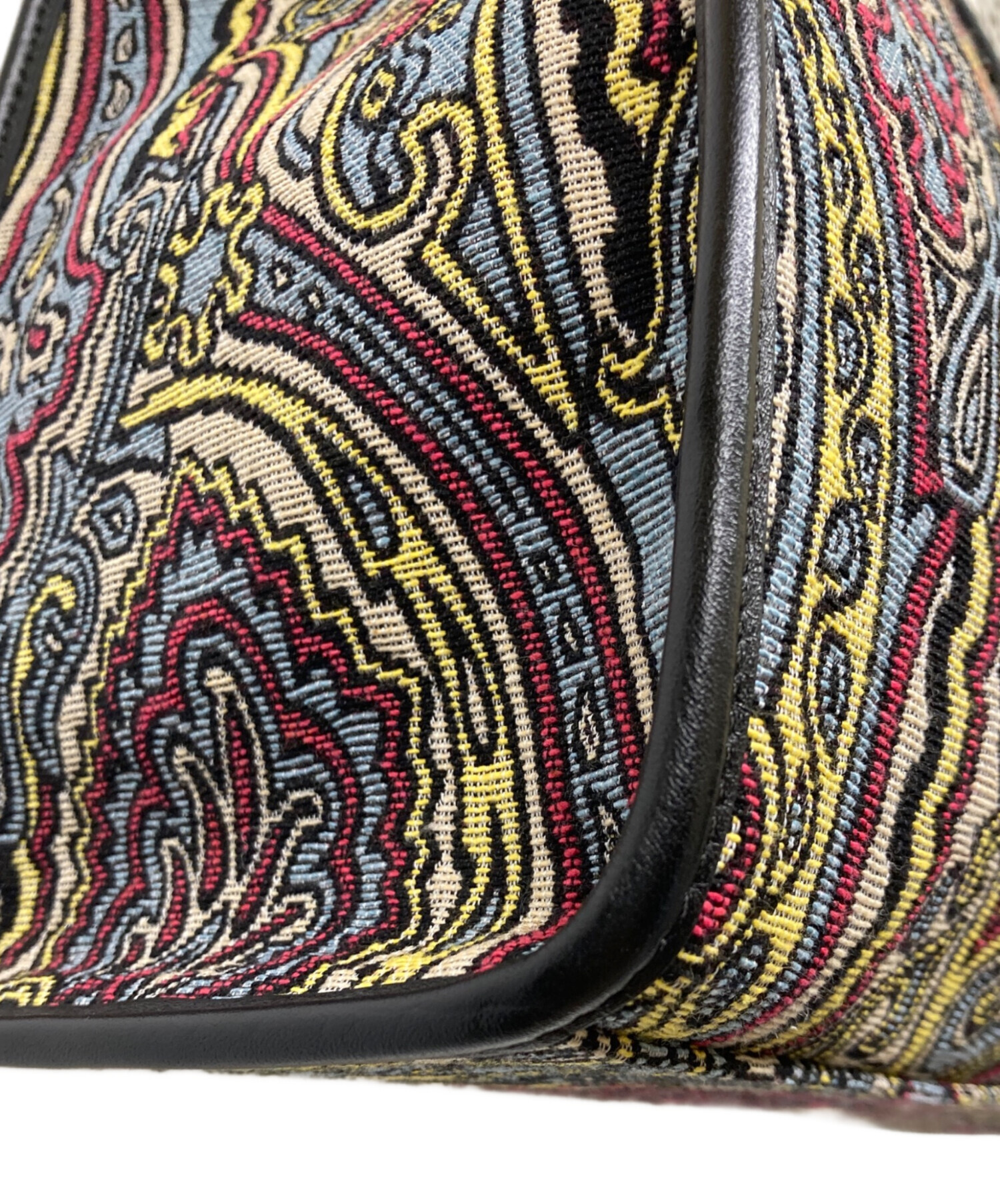 中古・古着通販】ETRO (エトロ) ジャガード ペイズリー柄トートバッグ