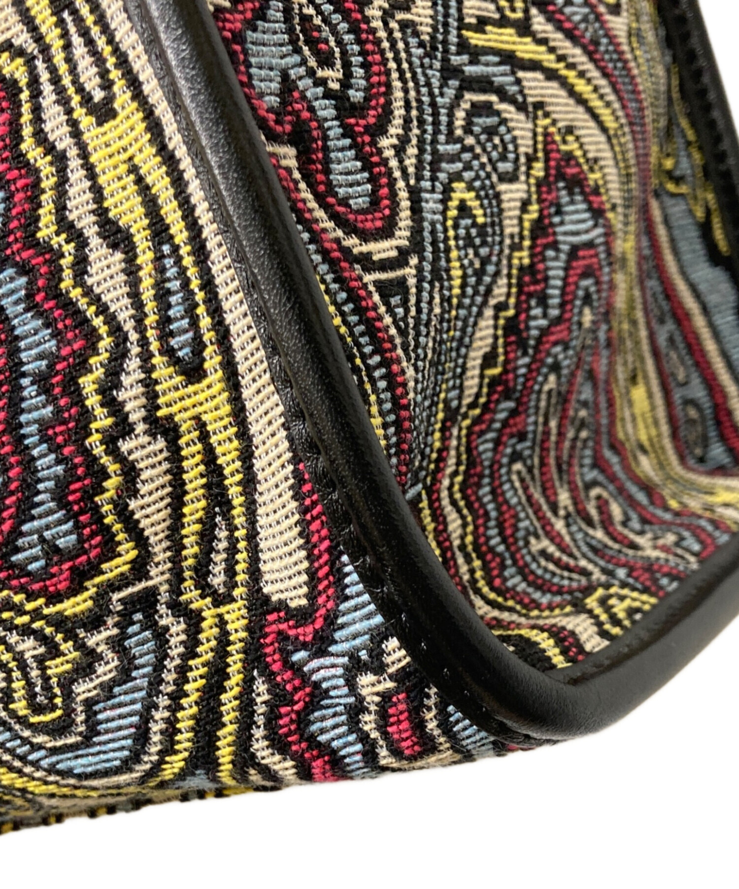 中古・古着通販】ETRO (エトロ) ジャガード ペイズリー柄トートバッグ