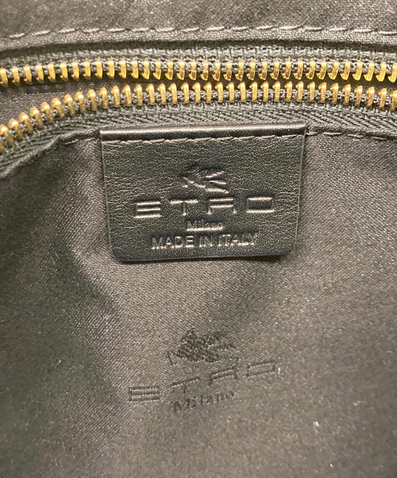 中古・古着通販】ETRO (エトロ) ジャガード ペイズリー柄トートバッグ