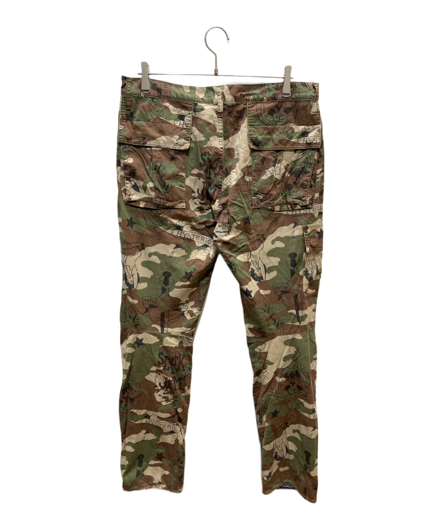 HYSTERIC GLAMOUR 迷彩 カーゴ Y2K archive バギー HYSTERIC GLAMOUR 迷彩 カーゴ Y2K archive バギー HYSTERIC GLAMOUR